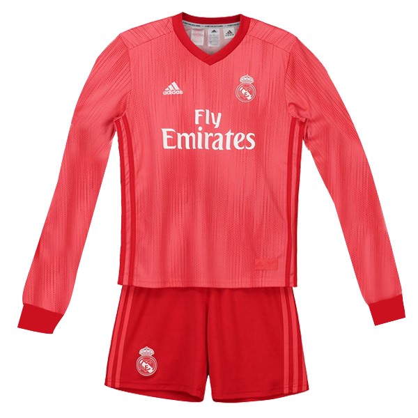 Camiseta Real Madrid 3ª equipo ML Niños 2018-19 Rojo